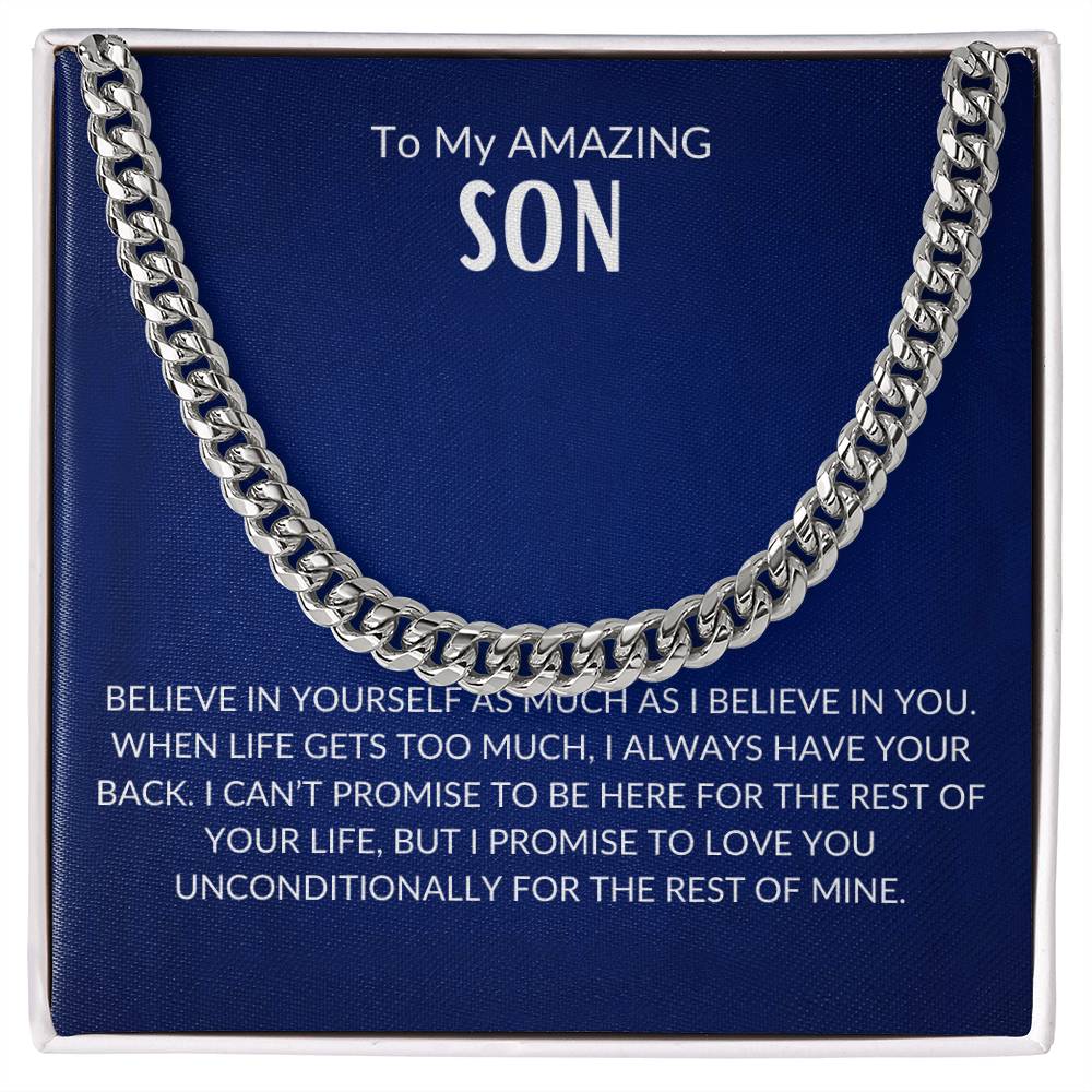 To My Amazing Son | Cuban Chain | Son I Love You