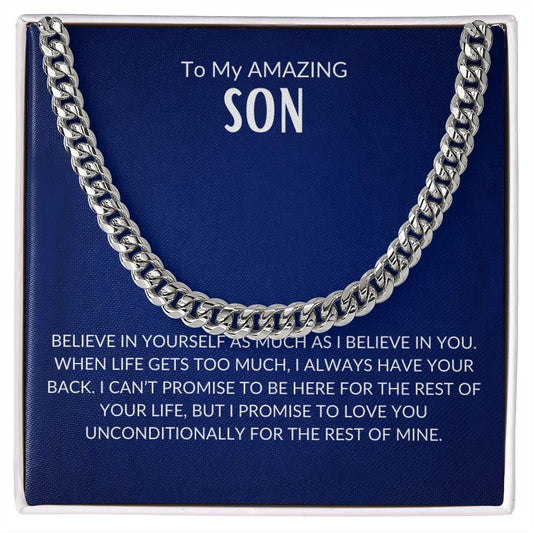 To My Amazing Son | Cuban Chain | Son I Love You
