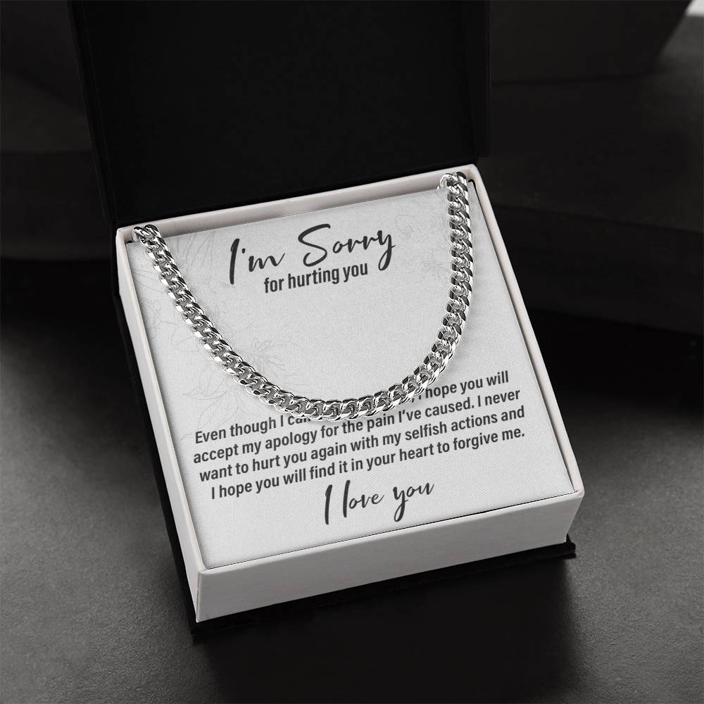 I'm Sorry I Hurt You, I Hope You Forgive Me