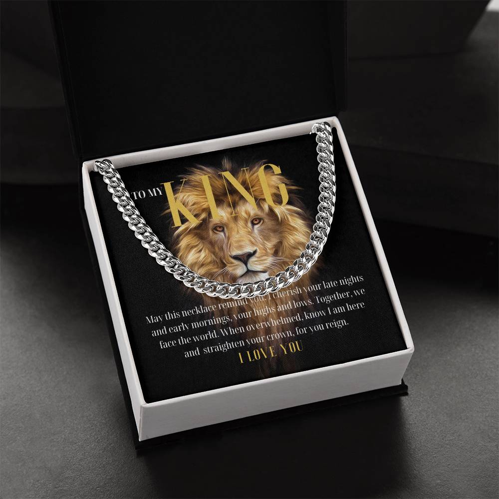 To My King, Straighten Your Crown, You Reign