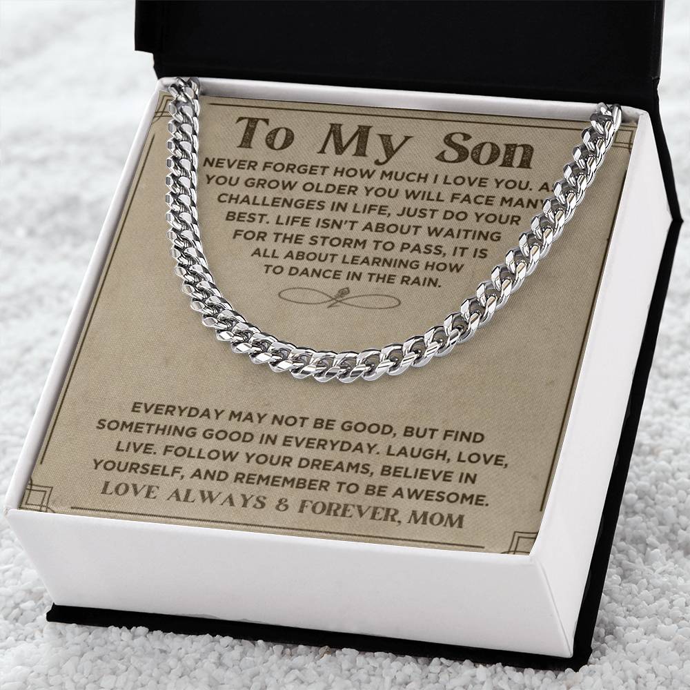 My Son, Love Mom, Every Day... | Trending Jewelry Item | Classic Thick Chain