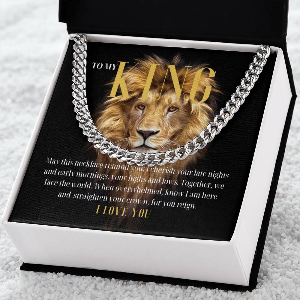 To My King, Straighten Your Crown, You Reign