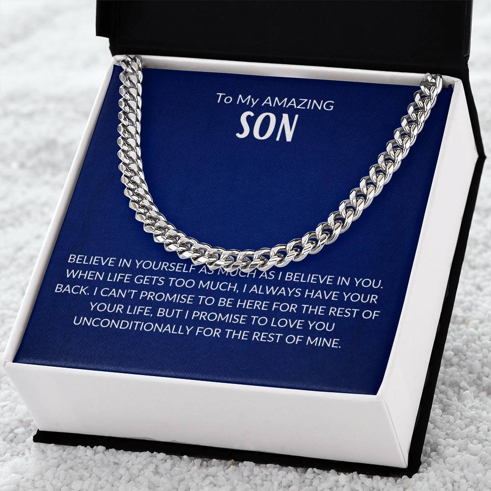 To My Amazing Son | Cuban Chain | Son I Love You