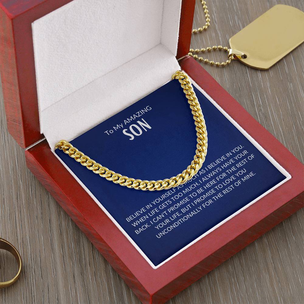 To My Amazing Son | Cuban Chain | Son I Love You