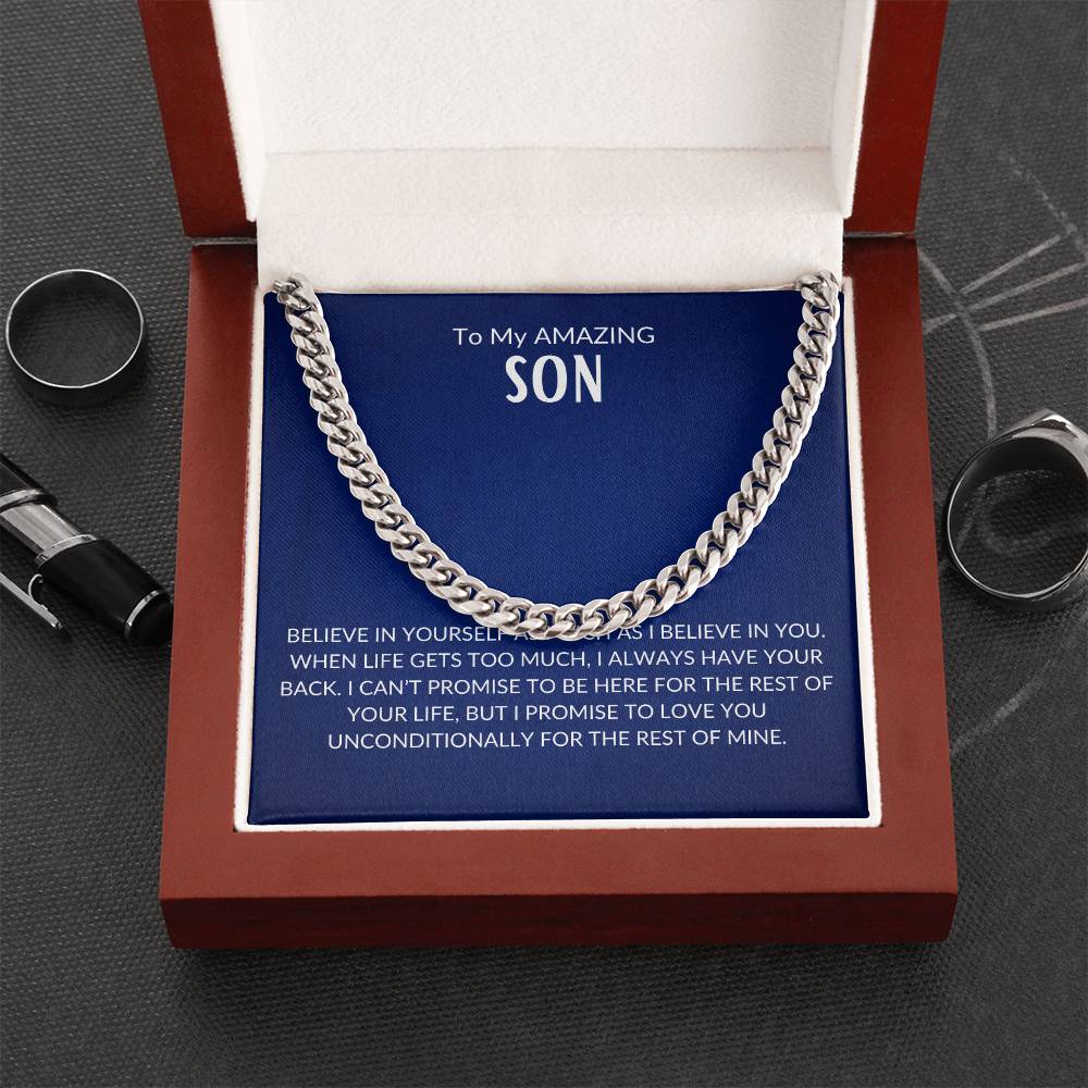 To My Amazing Son | Cuban Chain | Son I Love You