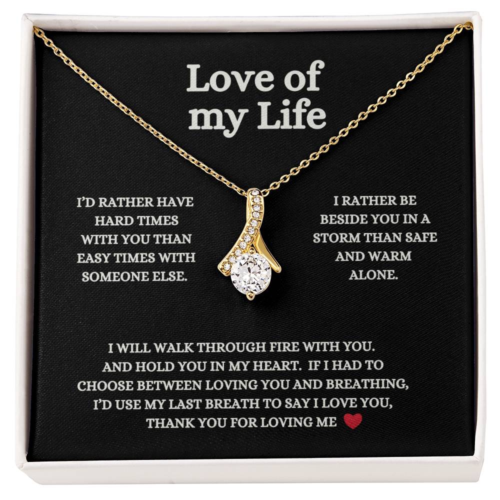 Love of my life, Alluring Beauty and Message Card