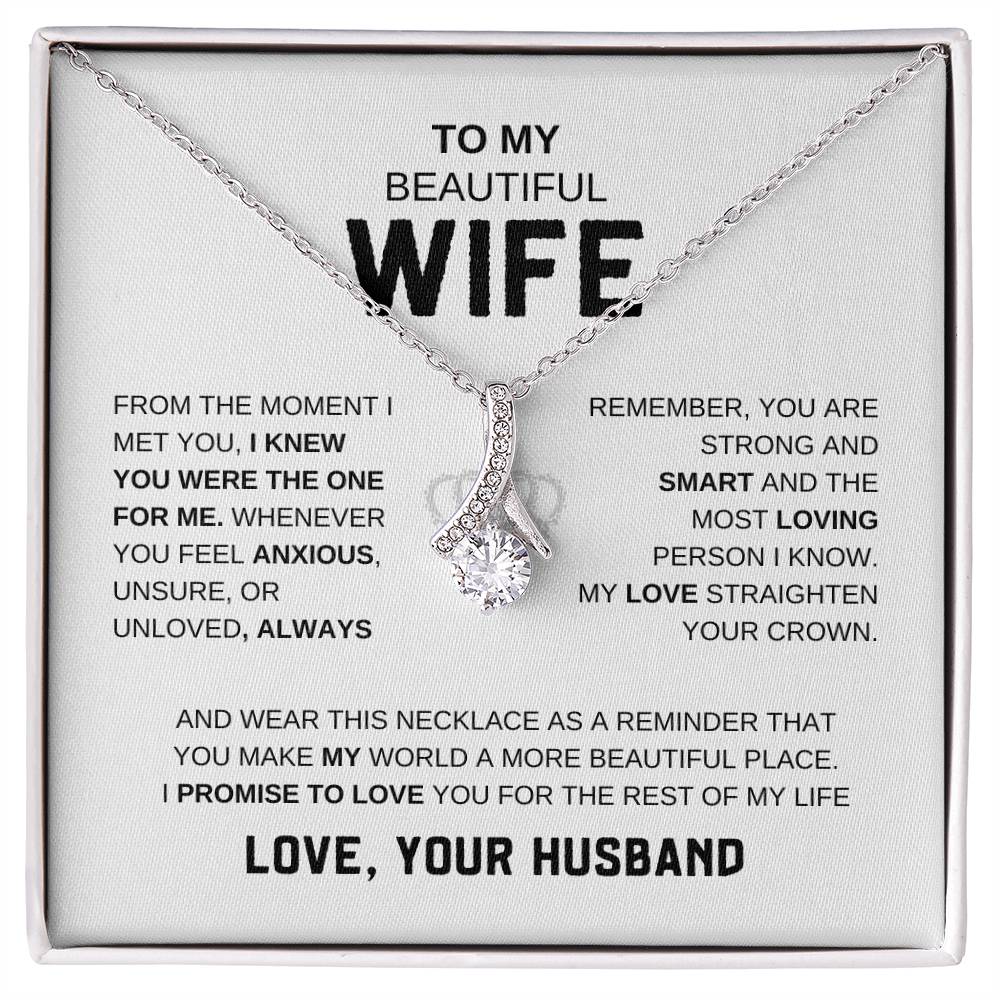 To My Beautiful Wife, Straighten Your Crown