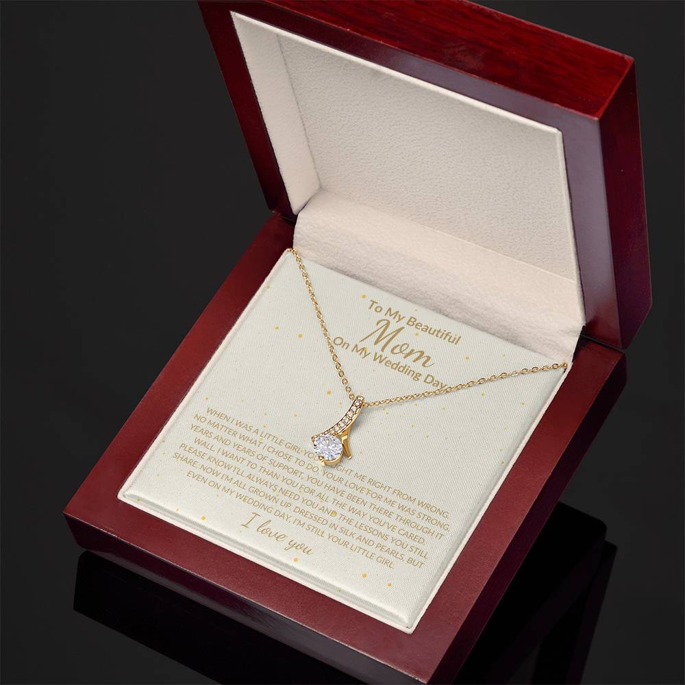 My Beautiful Mom and My Wedding Day, Necklace For Mom