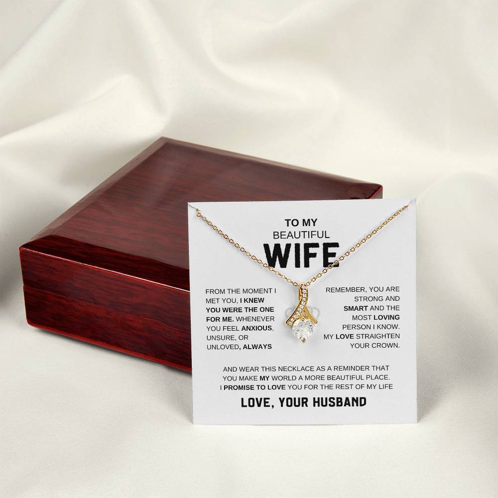 To My Beautiful Wife, Straighten Your Crown