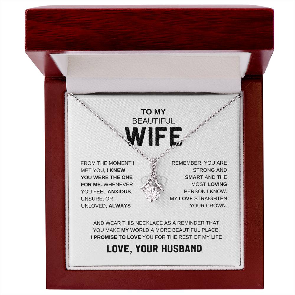 To My Beautiful Wife, Straighten Your Crown