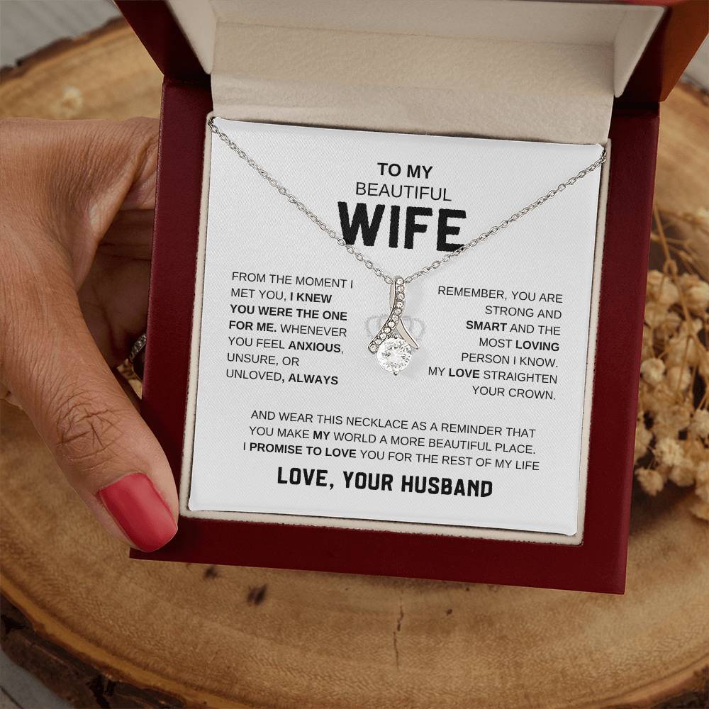 To My Beautiful Wife, Straighten Your Crown