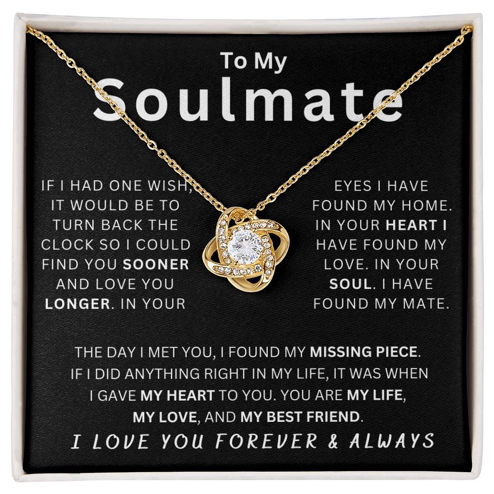 Soulmate, I Wish I Had Found You Sooner, Necklace for Her.