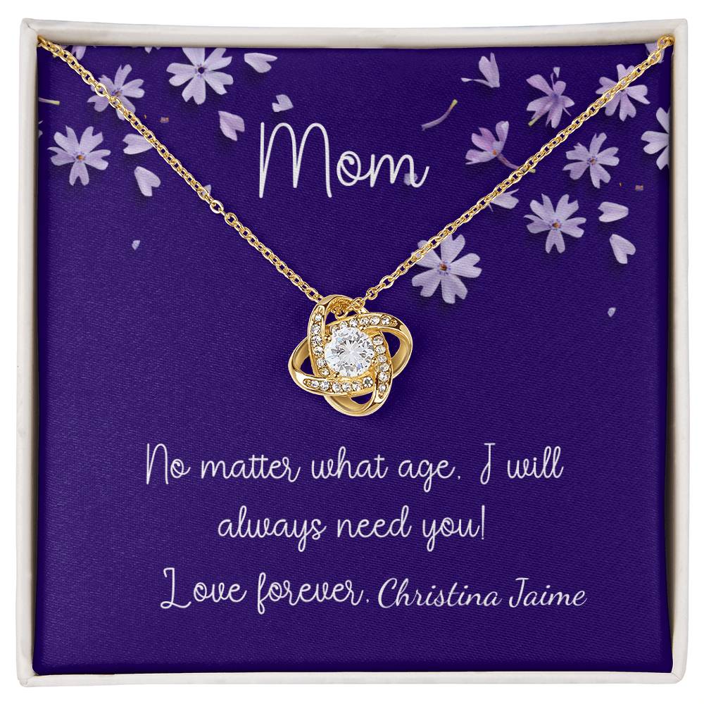 Mom, Love you forever (Personalized)