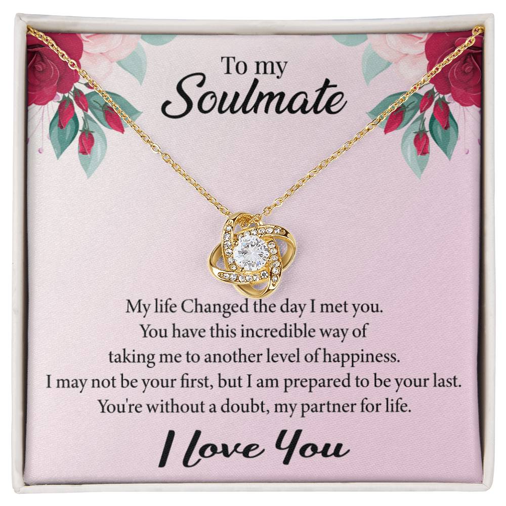 To My Soulmate - Love Knot Necklace ๐