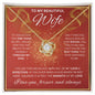 Beautiful Wife, I Filled This Necklace with All of My LOVE