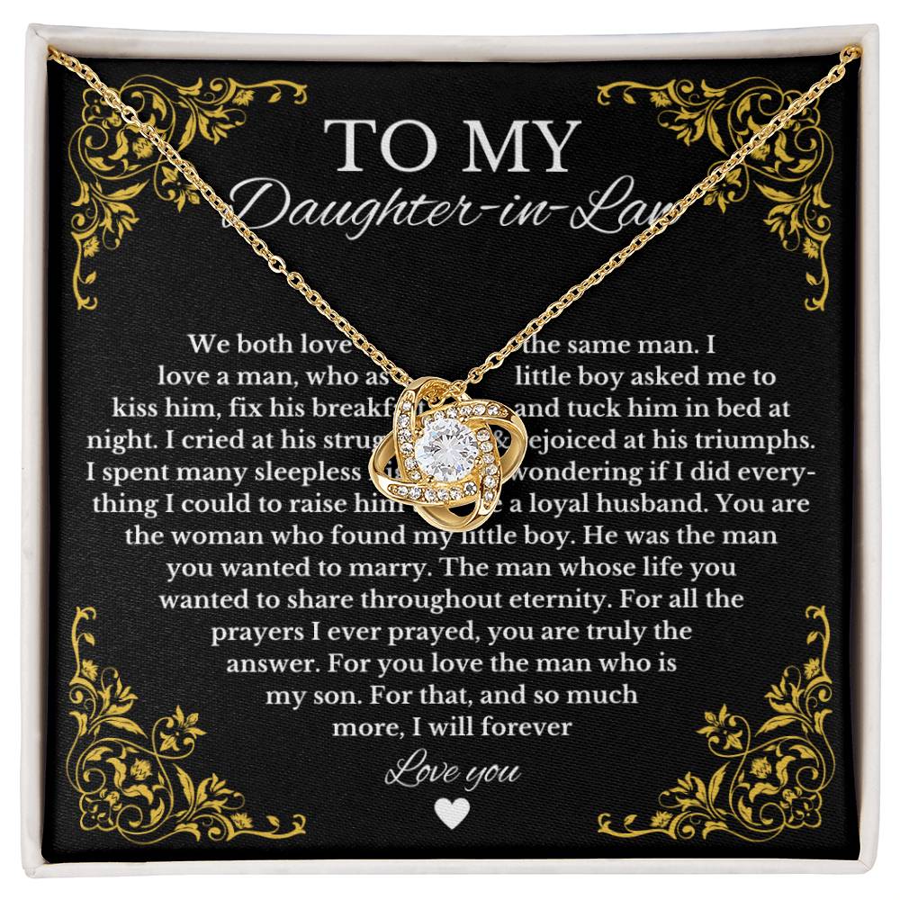 To My Daughter In Law, I Will Forever Love You.
