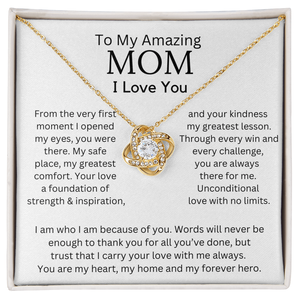 My Amazing Mom, I Am Who I Am Because of You.