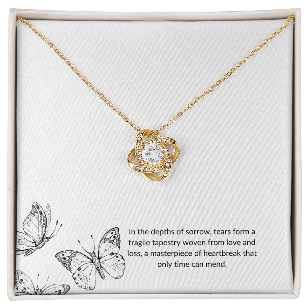 Love Knot Necklace | Honoring Cherished Memories and Eternal Love - BespokeBliss