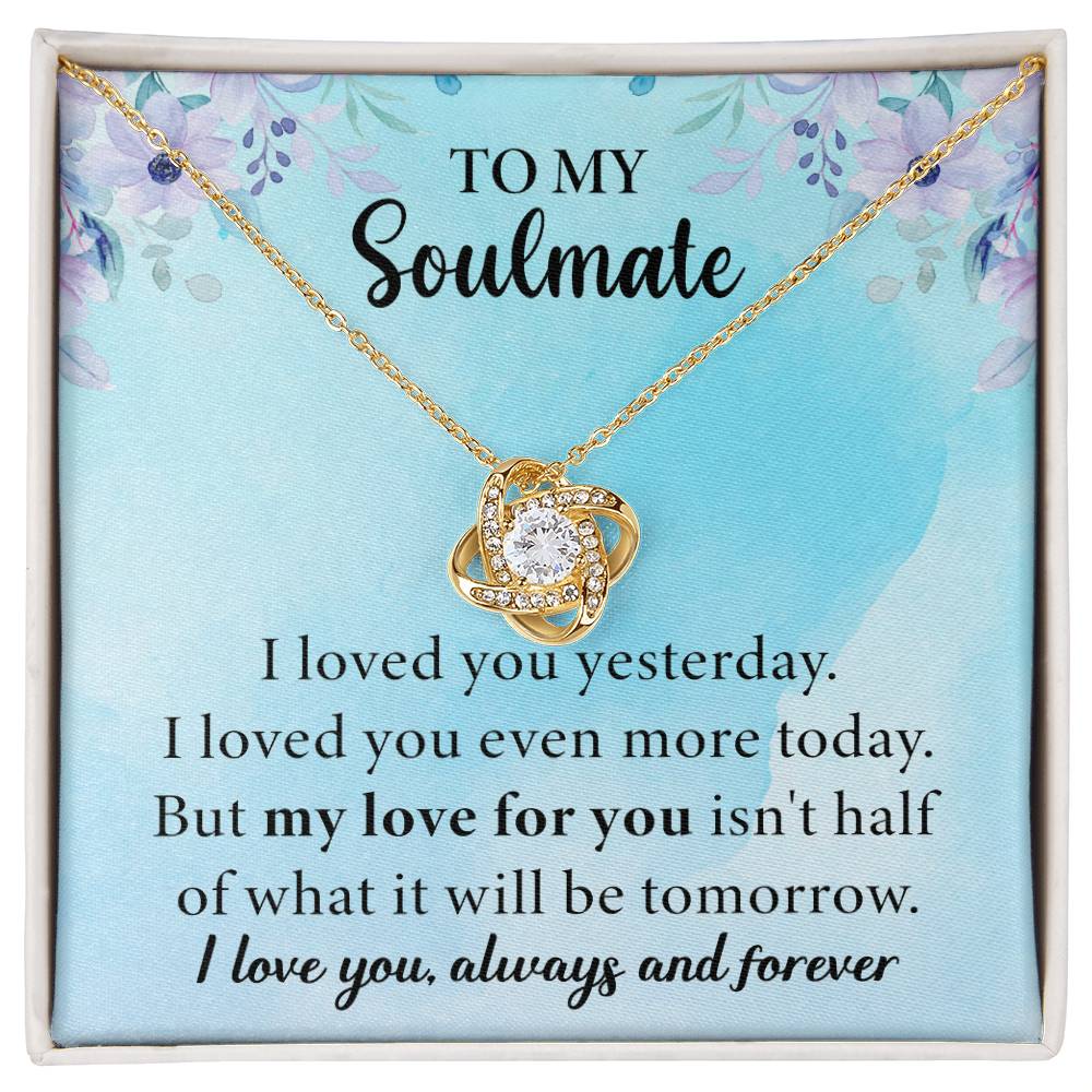 I Will Love You Always, Soulmate Necklace