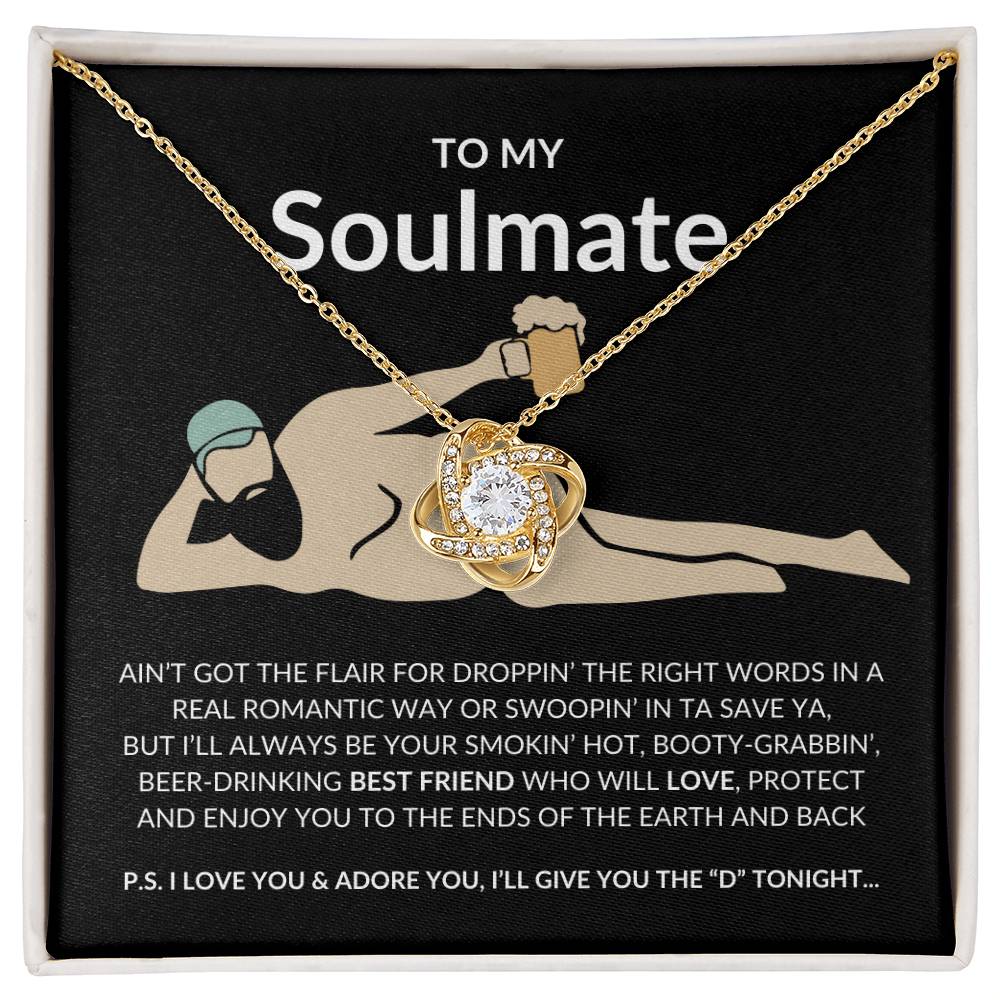 Soul Mate, Love Your Beer Drinking, Best Friend Necklace