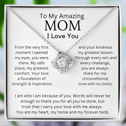 My Amazing Mom, I Am Who I Am Because of You.