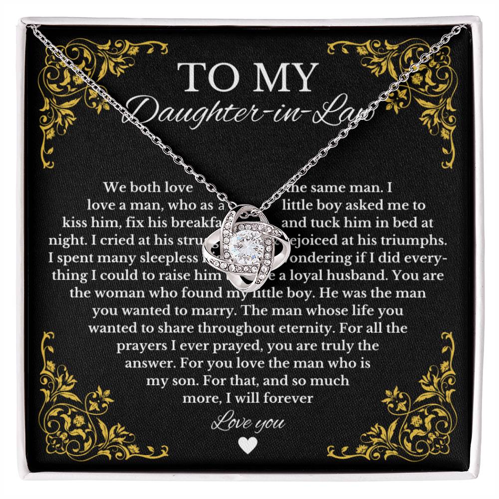 To My Daughter In Law, I Will Forever Love You.