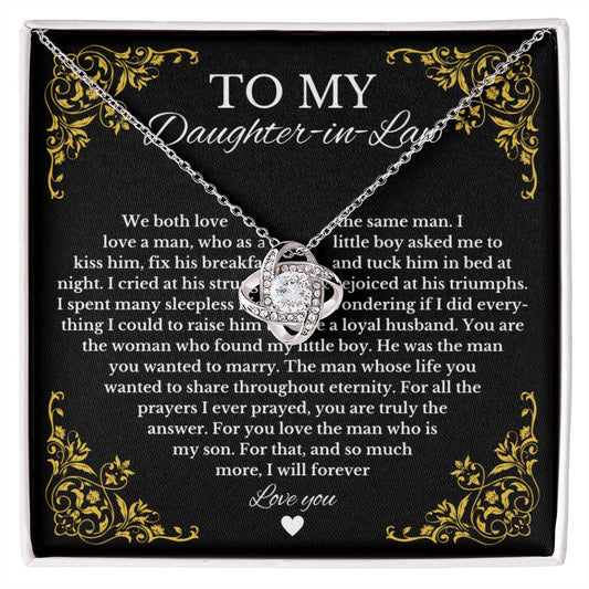 To My Daughter In Law, I Will Forever Love You.