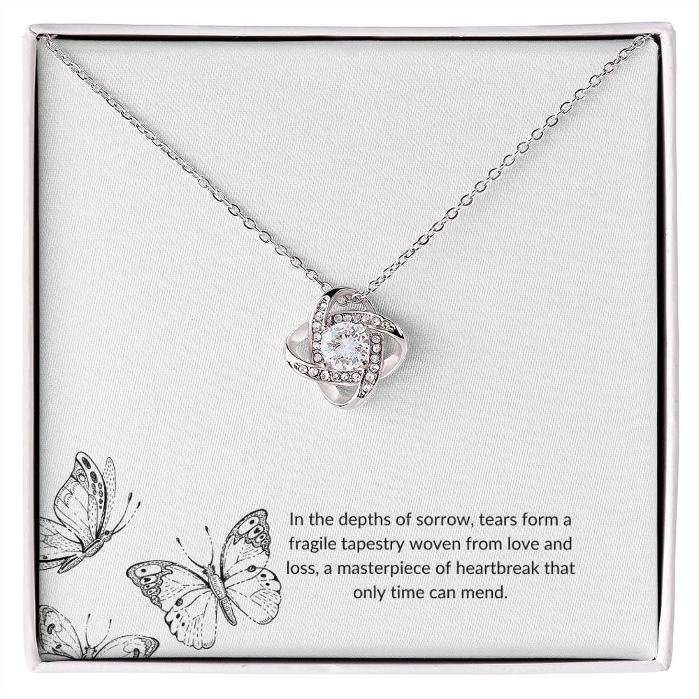 Love Knot Necklace | Honoring Cherished Memories and Eternal Love - BespokeBliss