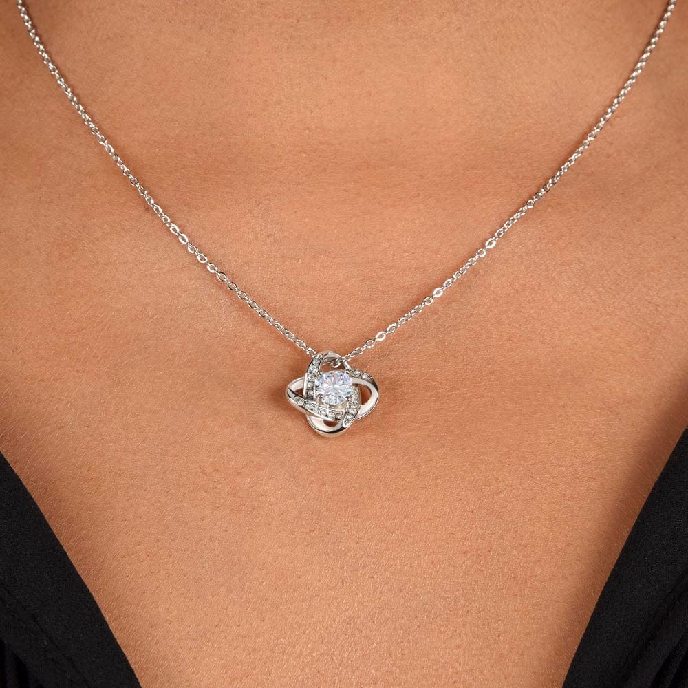 I Love You Forever and Always Soulmate - Love Knot Necklace