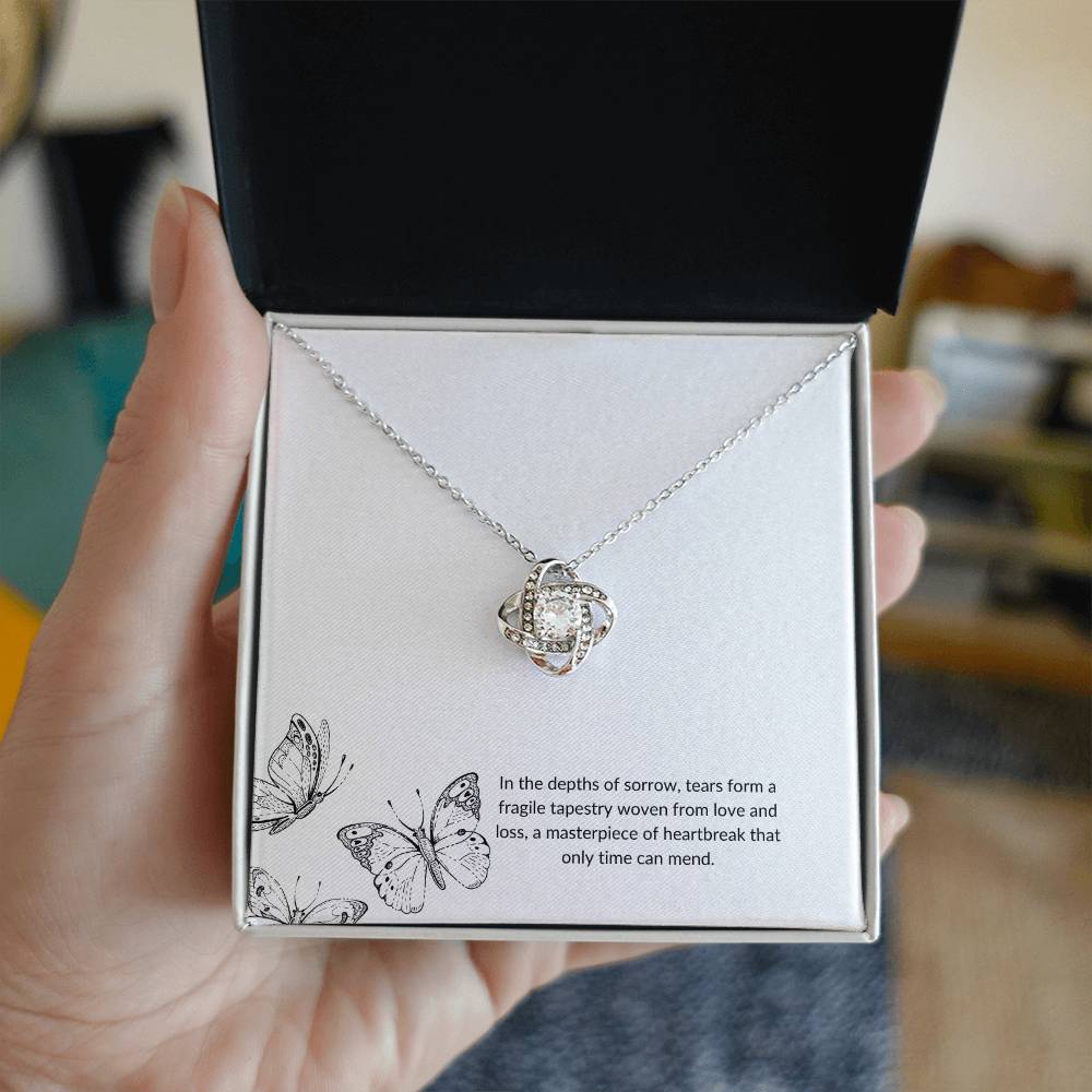 Love Knot Necklace | Honoring Cherished Memories and Eternal Love - BespokeBliss