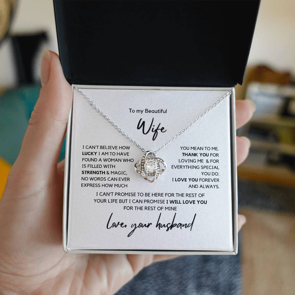 To My Beautiful Wife Love Your Husband