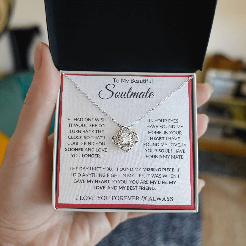 You Are My Life, My Love, My Soulmate Necklace For Her