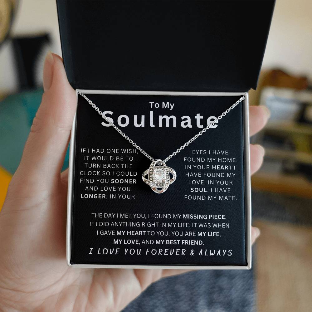 Soulmate, I Wish I Had Found You Sooner, Necklace for Her.