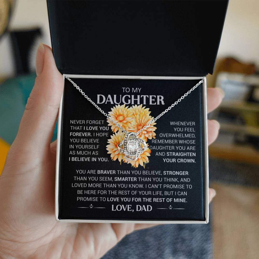 To My Daughter, Never Forget That I Love You, Love Dad