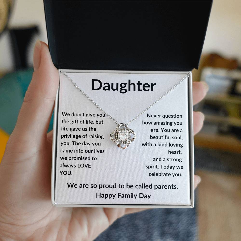 Daughter, We Are So Proud To Be Called Parents, Happy Family Day MBB034
