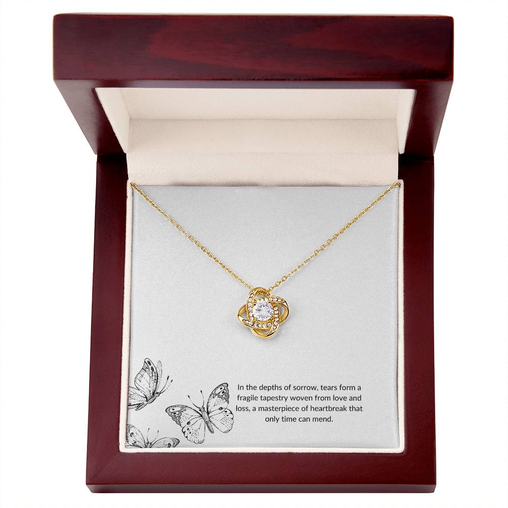 Love Knot Necklace | Honoring Cherished Memories and Eternal Love - BespokeBliss