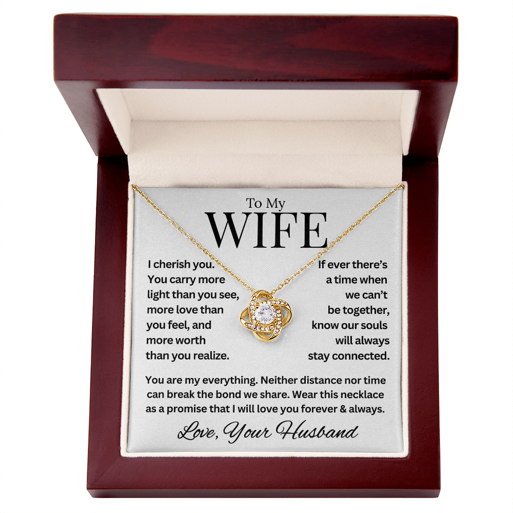 To My Wife, I Cherish You, Always and Forever