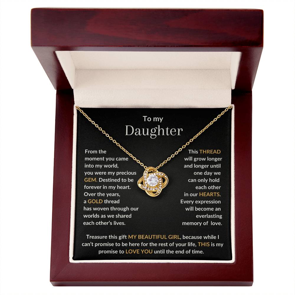 To My Daughter Treasure This Gift My Beautiful Girl