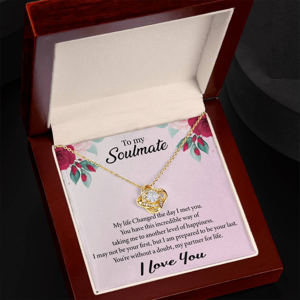 To My Soulmate - Love Knot Necklace ๐