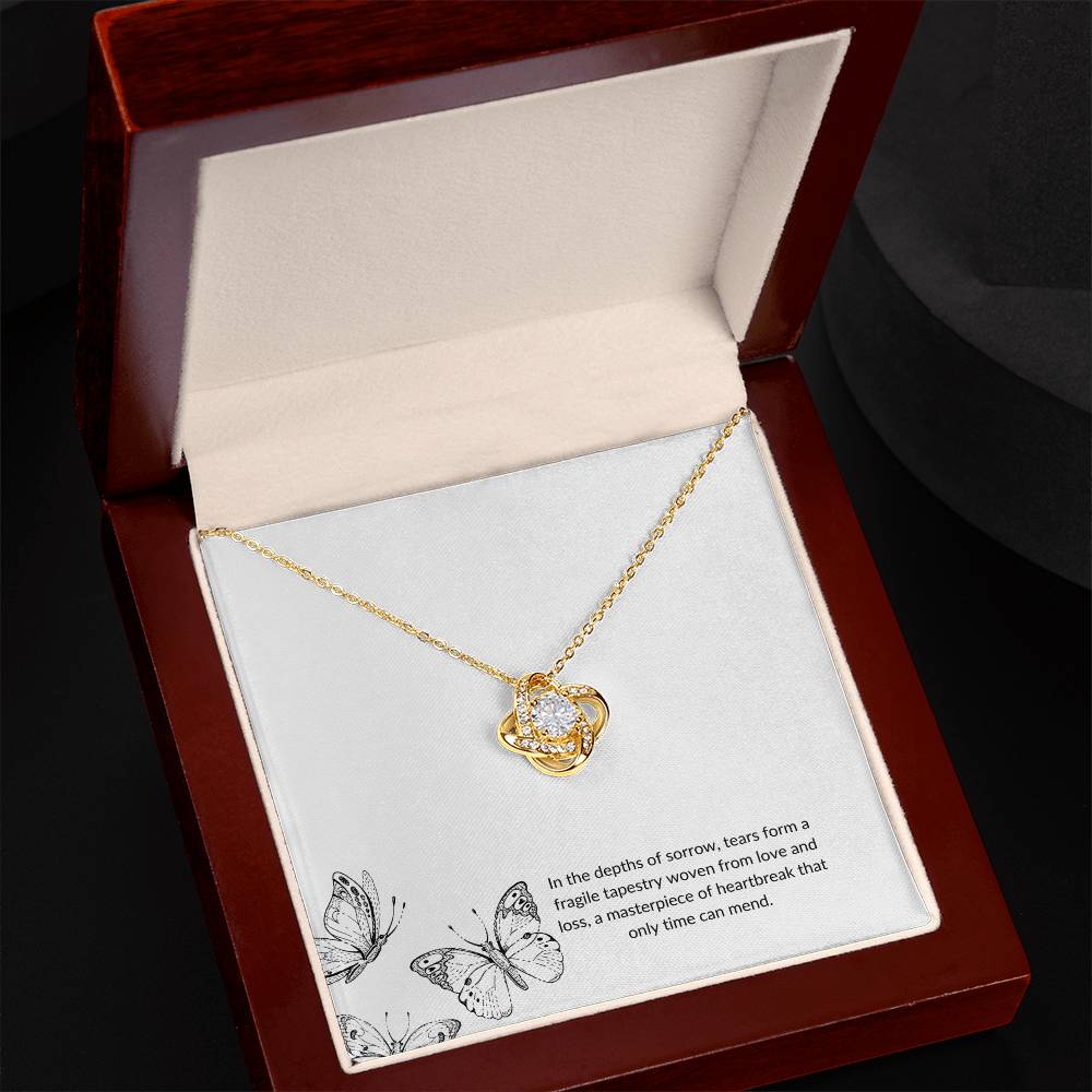 Love Knot Necklace | Honoring Cherished Memories and Eternal Love - BespokeBliss