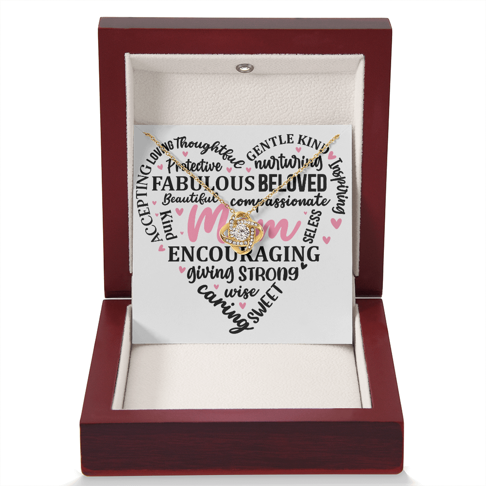 Mom You Are Amazing, Necklace and Message Card Gift For the Heart of the Family
