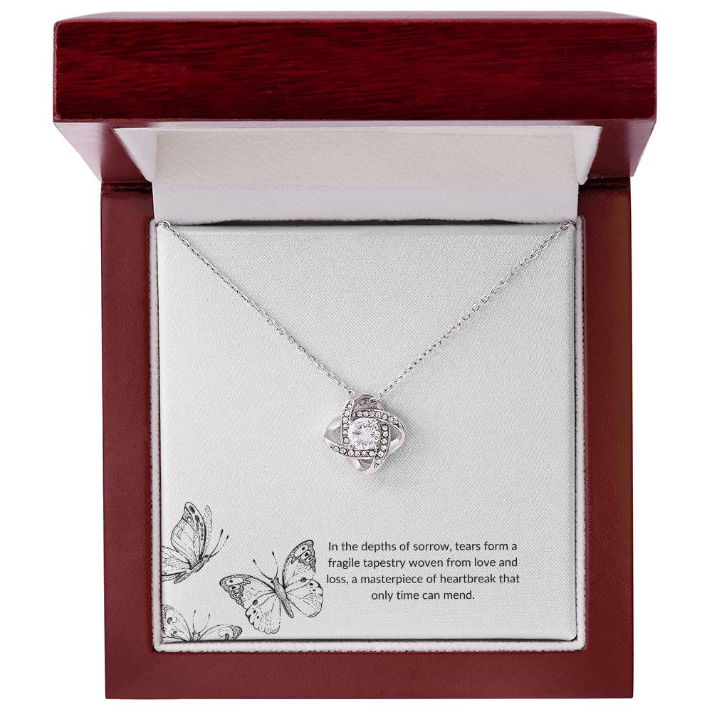 Love Knot Necklace | Honoring Cherished Memories and Eternal Love - BespokeBliss