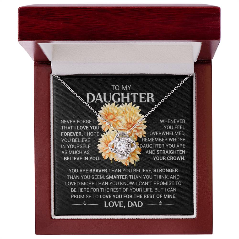 To My Daughter, Never Forget That I Love You, Love Dad
