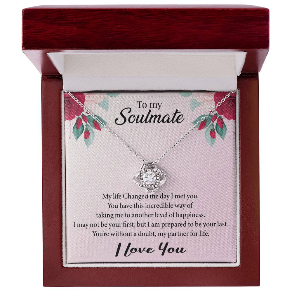 To My Soulmate - Love Knot Necklace ๐