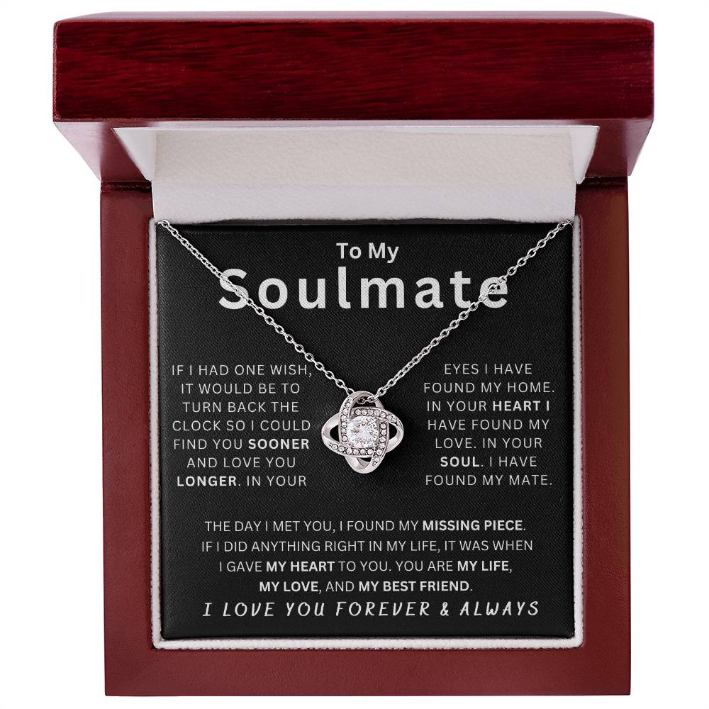 Soulmate, I Wish I Had Found You Sooner, Necklace for Her.