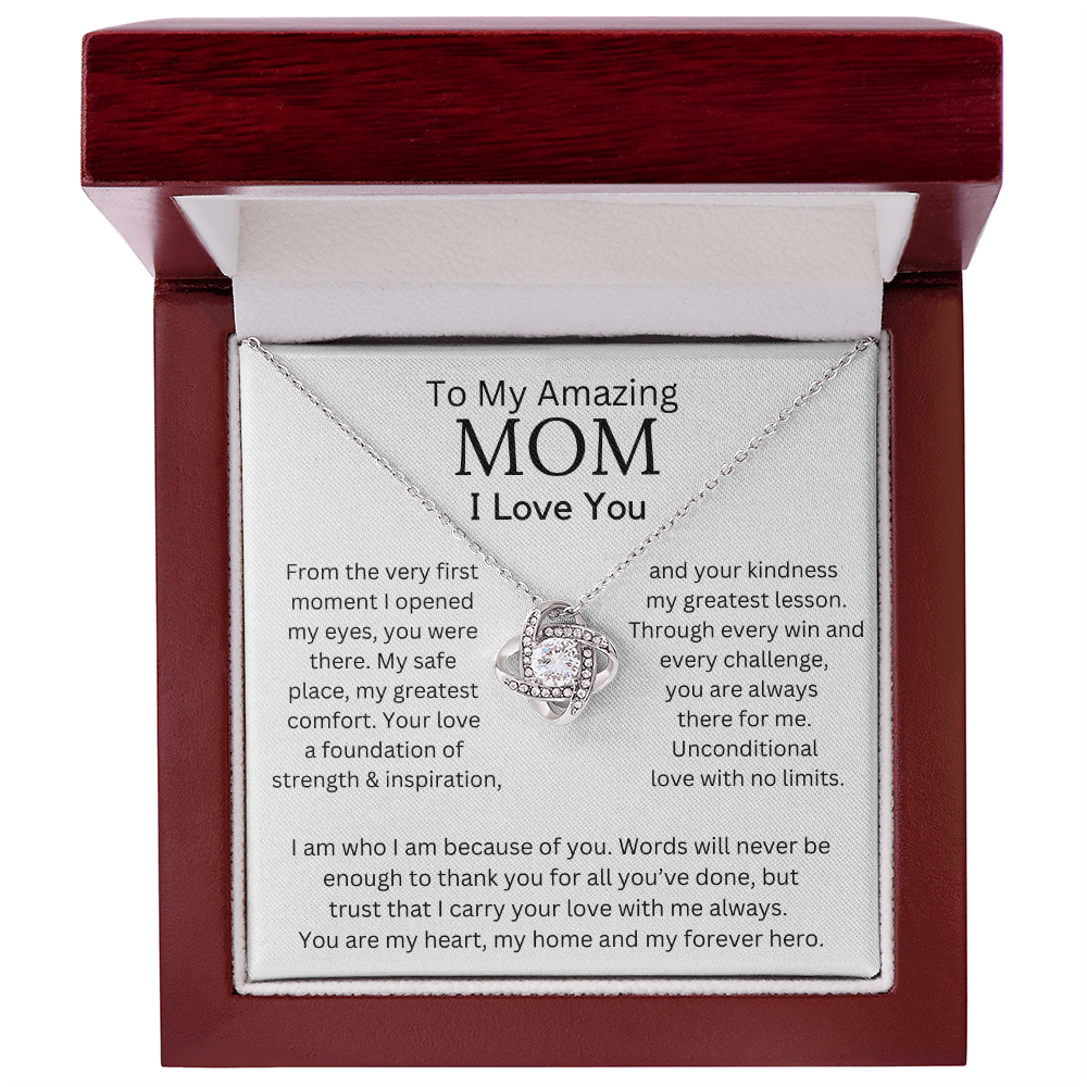 My Amazing Mom, I Am Who I Am Because of You.