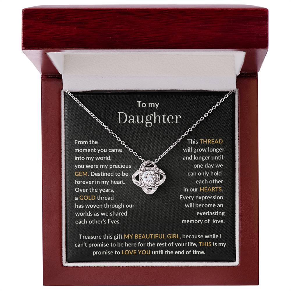 To My Daughter Treasure This Gift My Beautiful Girl