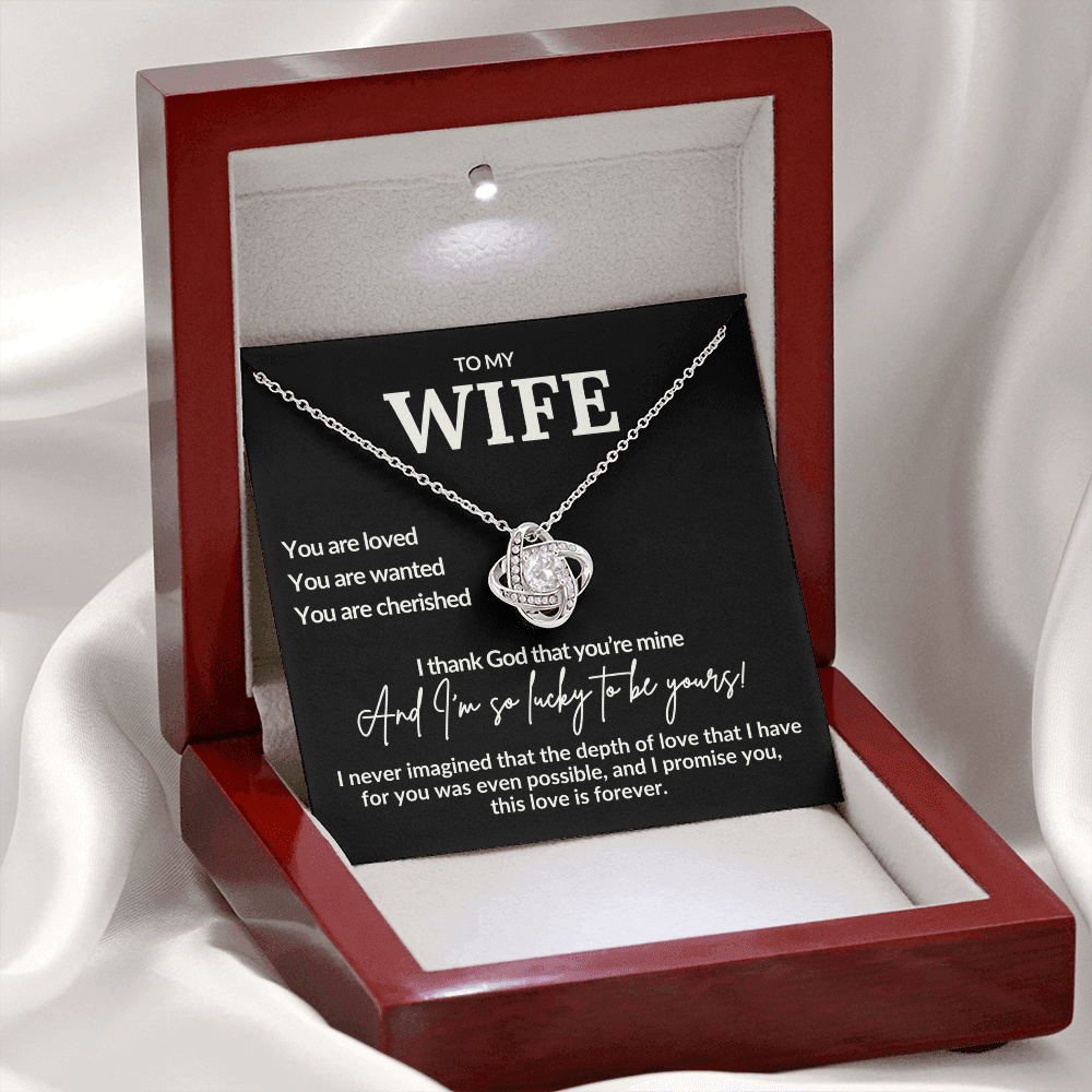 To My Wife I Am So Lucky To Be Yours