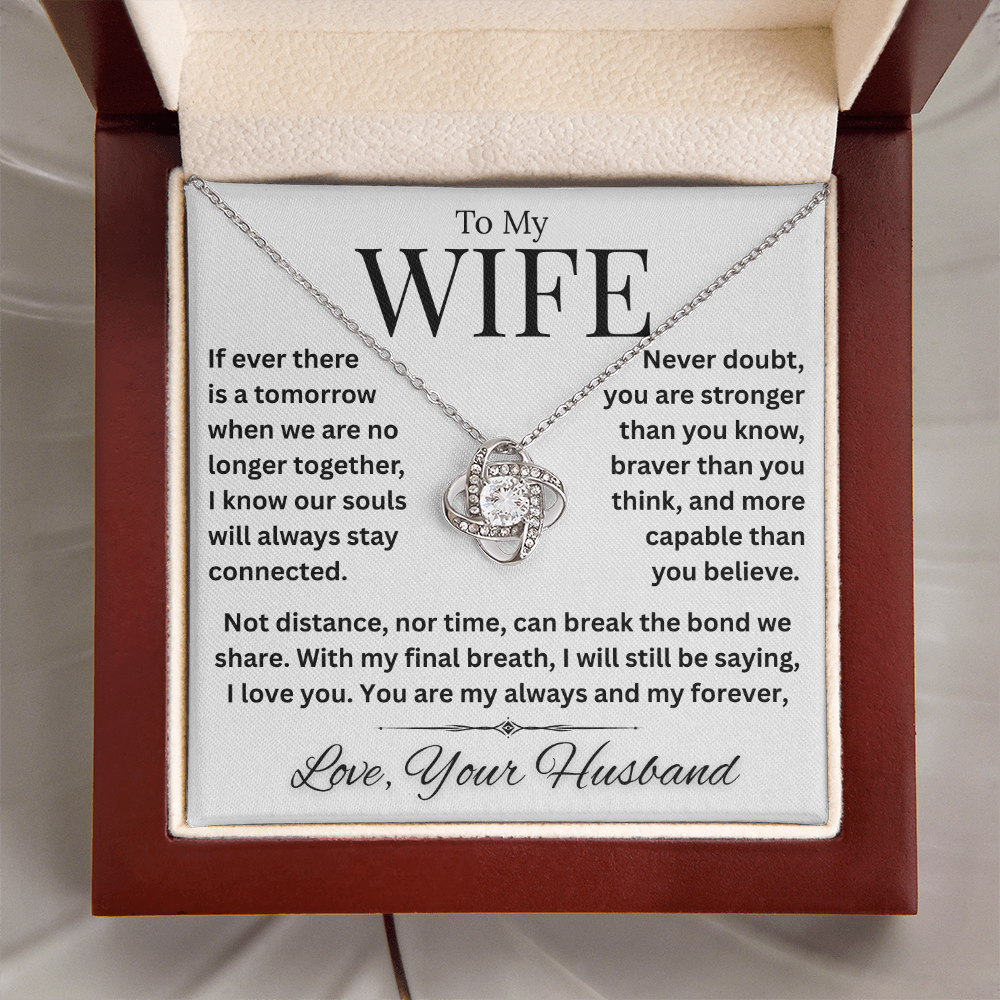 To My Wife, I Will Always Love You