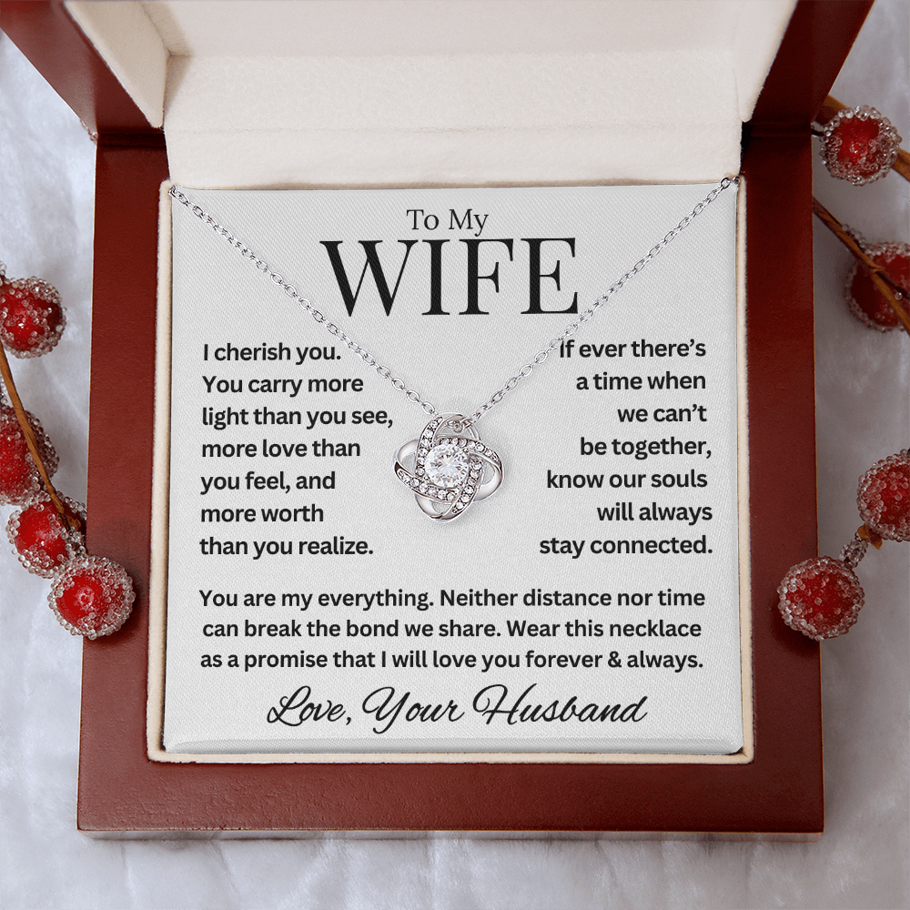 To My Wife, I Cherish You, Always and Forever